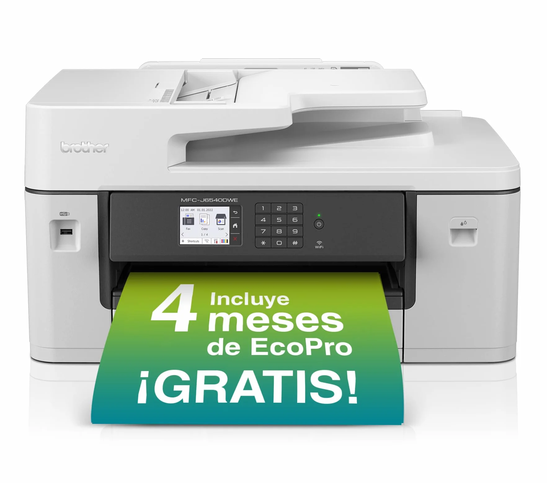 Brother MFC-J6540DWE Equipo multifunción Profesional de Tinta A3/A4, Impresora, Copiadora, Escáner, Fax, WiFi