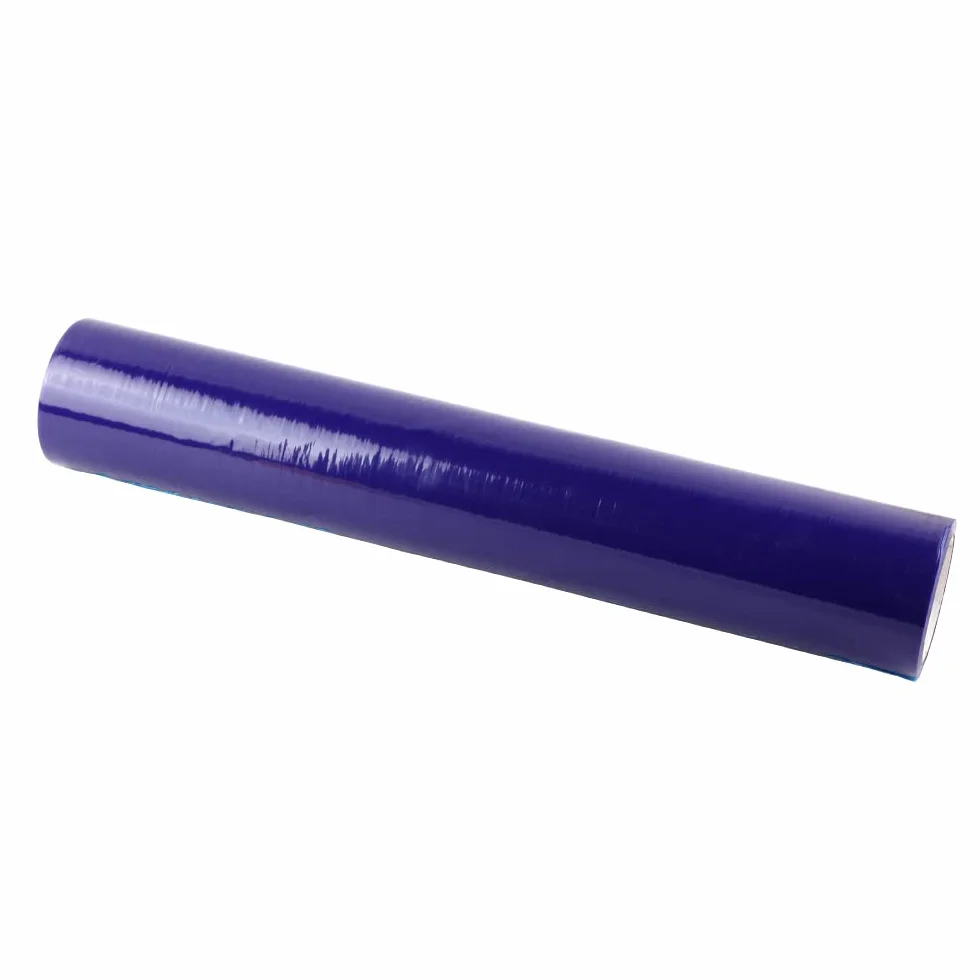 ALETO Protector de suelo autoadhesivo transparente para alfombras 100 m azul