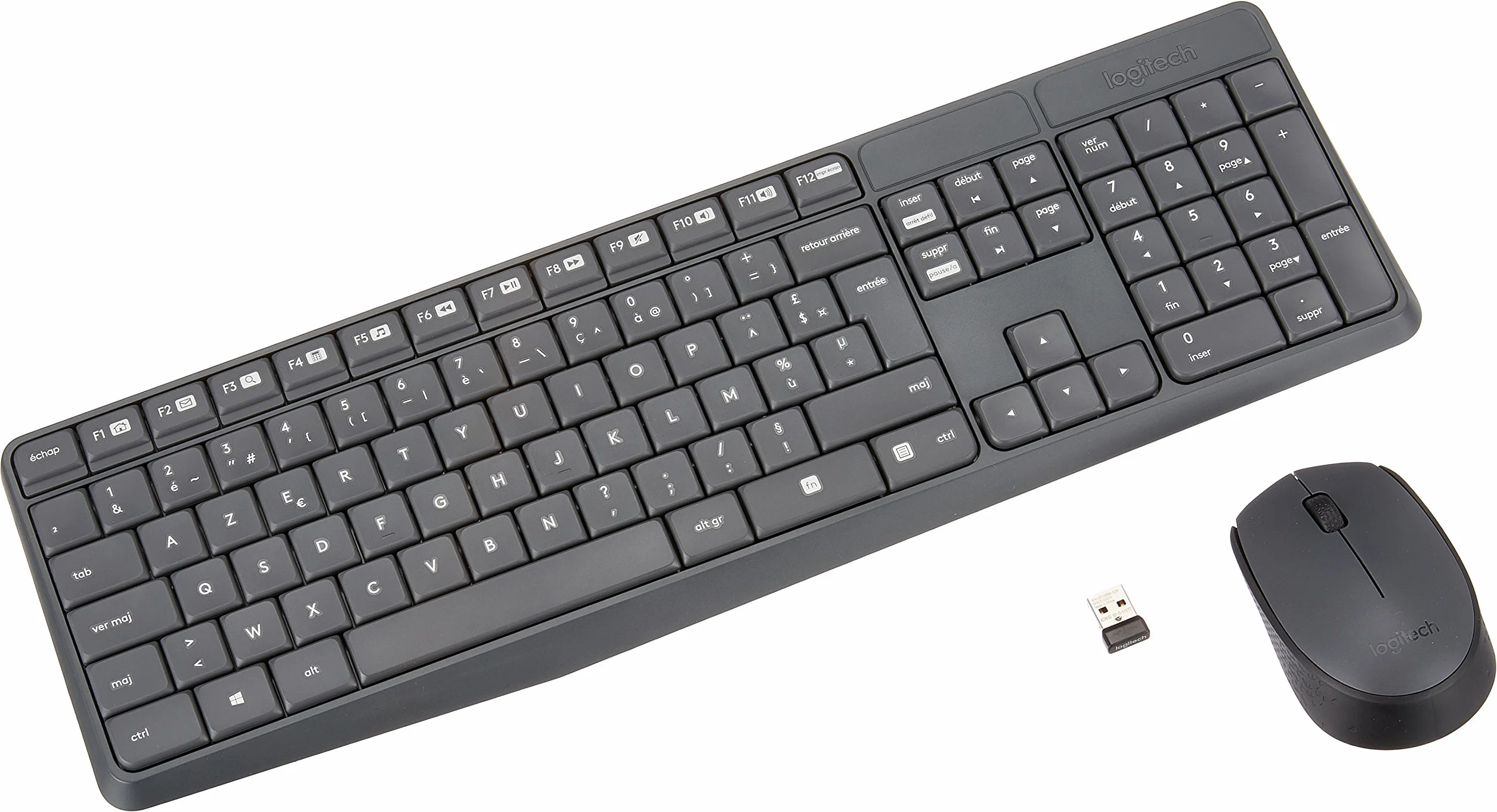 Logitech MK235 teclado y ratón inalámbricos COMBO - FRA AZERTY
