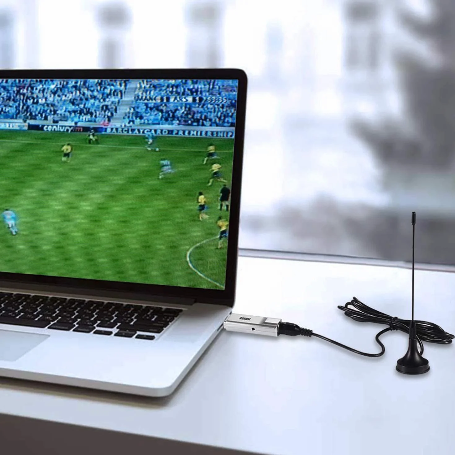 August DVB-T210 Freeview HD TV Sintonizador USB Stick – Mira y graba Canales Freeview en Laptop y PC, graba en HDD o SSD a través de USB, no Requiere WiFi, Receptor DVB-T2 para Windows 11 Home, 10, 8