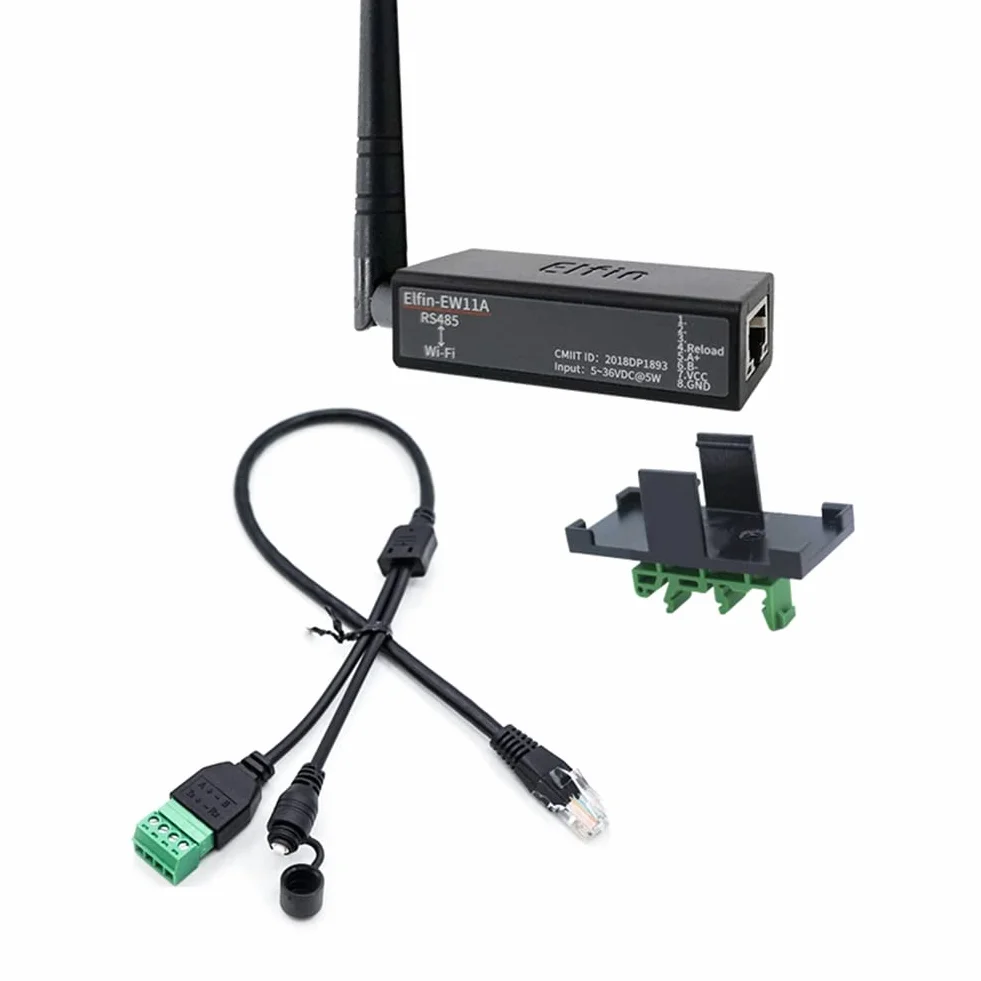 Serial Port RS485 to WiFi Device Server Module Converter -EW11A-0 Modbus Protocolo Transmisión de datos a través de WiFi