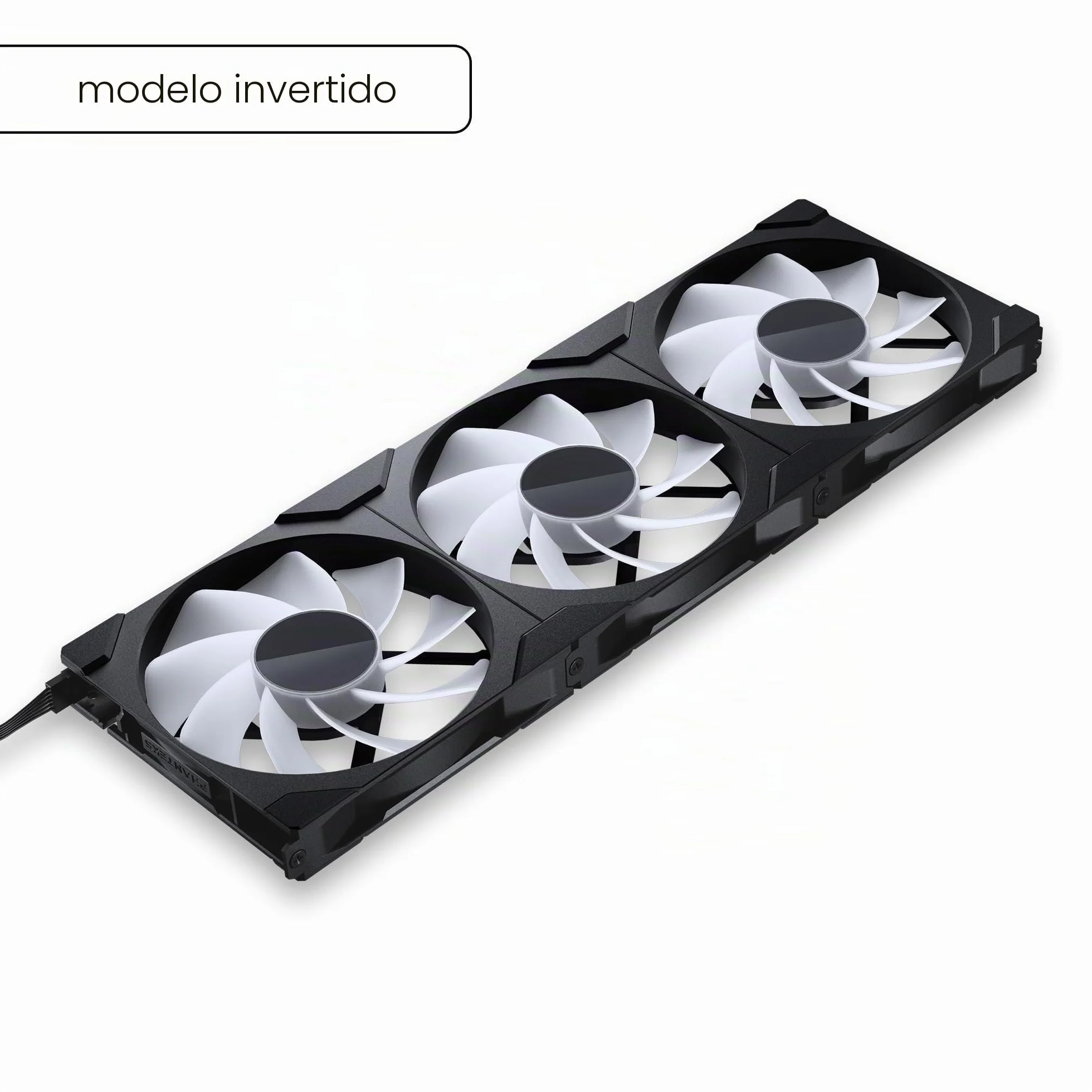 PHANTEKS M25 Gen2 PWM D-RGB L?fter 3er-Pack - Reverse Blade, 140mm, schwarz