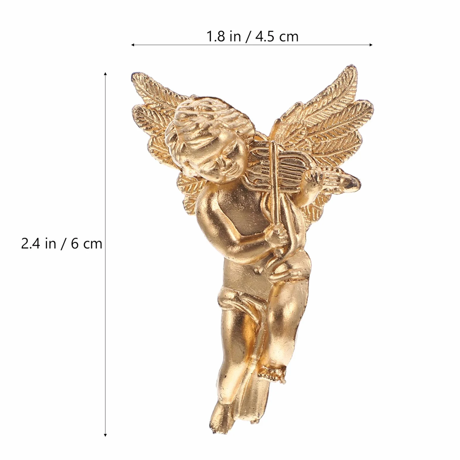Adornos Navideños Alas de Ángel Angelitos de Navidad Estatua Cupido Colgante Árbol Navidad Plástico