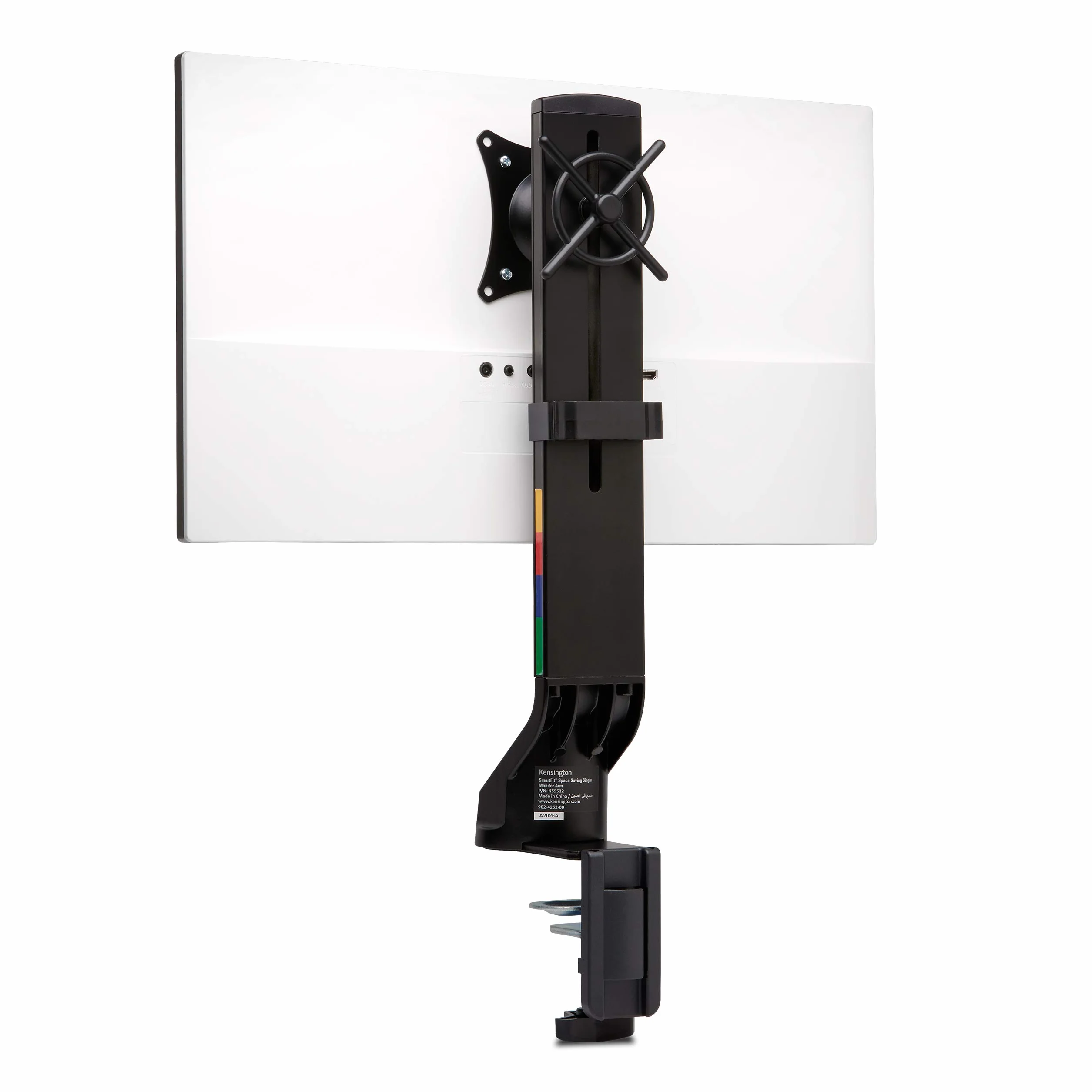 Kensington Brazo SmartFit para un Monitor con Placa VESA - Brazo de Ahorro de Espacio para un Monitor Pequeño con Configuración de Altura Ajustable, Negro (K55512WW)
