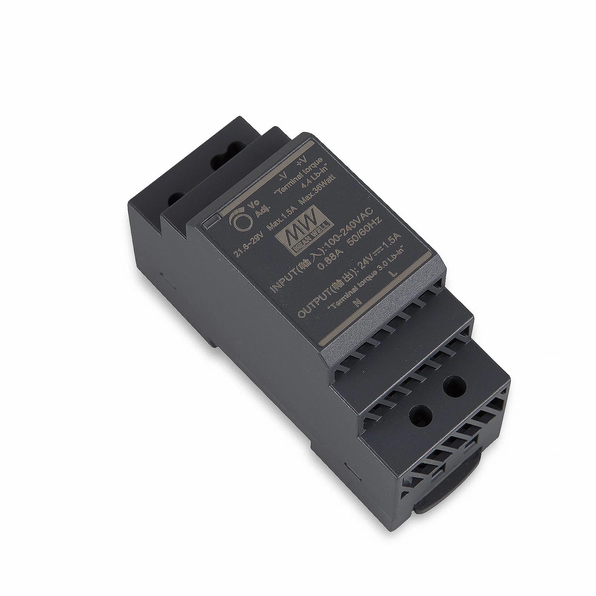 Meanwell HDR-30-24 220V Negro