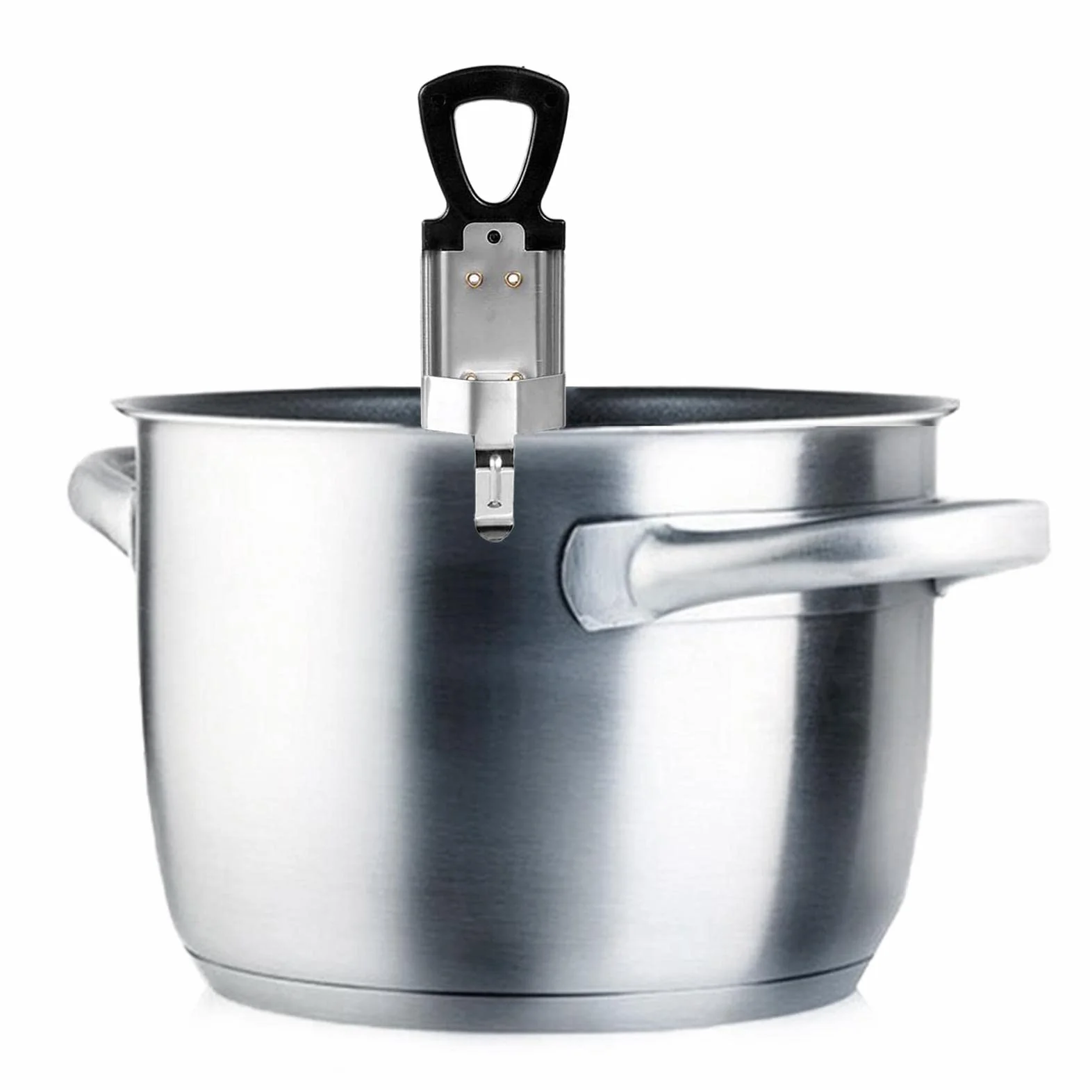 Termómetro de Cocina de Acero Inoxidable con Gancho y Clip para Freír, Hornear y Dulces