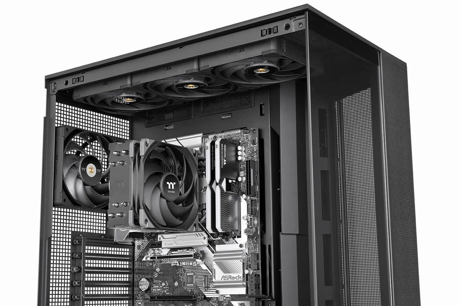 Thermaltake UX400 | Disipador CPU ARGB 120mm Alto Rendimiento | 4 Heatpipes Ø6mm Direct Touch hasta 200W | Diseño sin Interferencia con la RAM | Compatible Intel/AMD