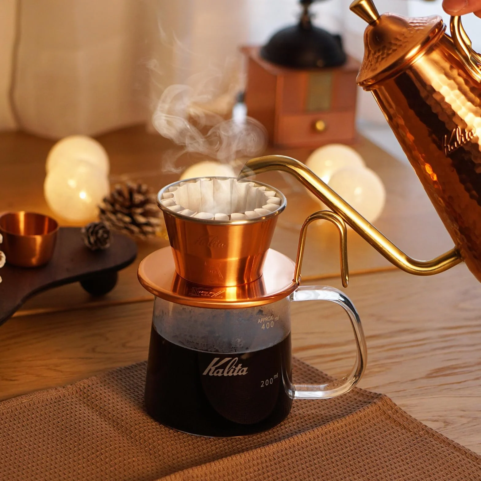 Kalita Hirondelle Dripper WDC 155 Cuivre