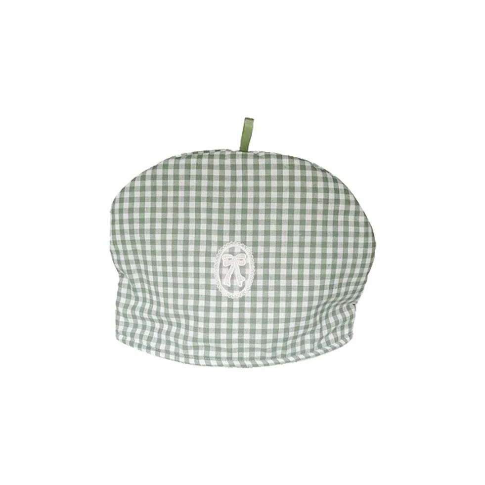 Té acogedor hecho a mano, de algodón, estilo vintage, decorativo, estilo rústico, floral, para tetera que mantiene el calor, funda de tetera doble