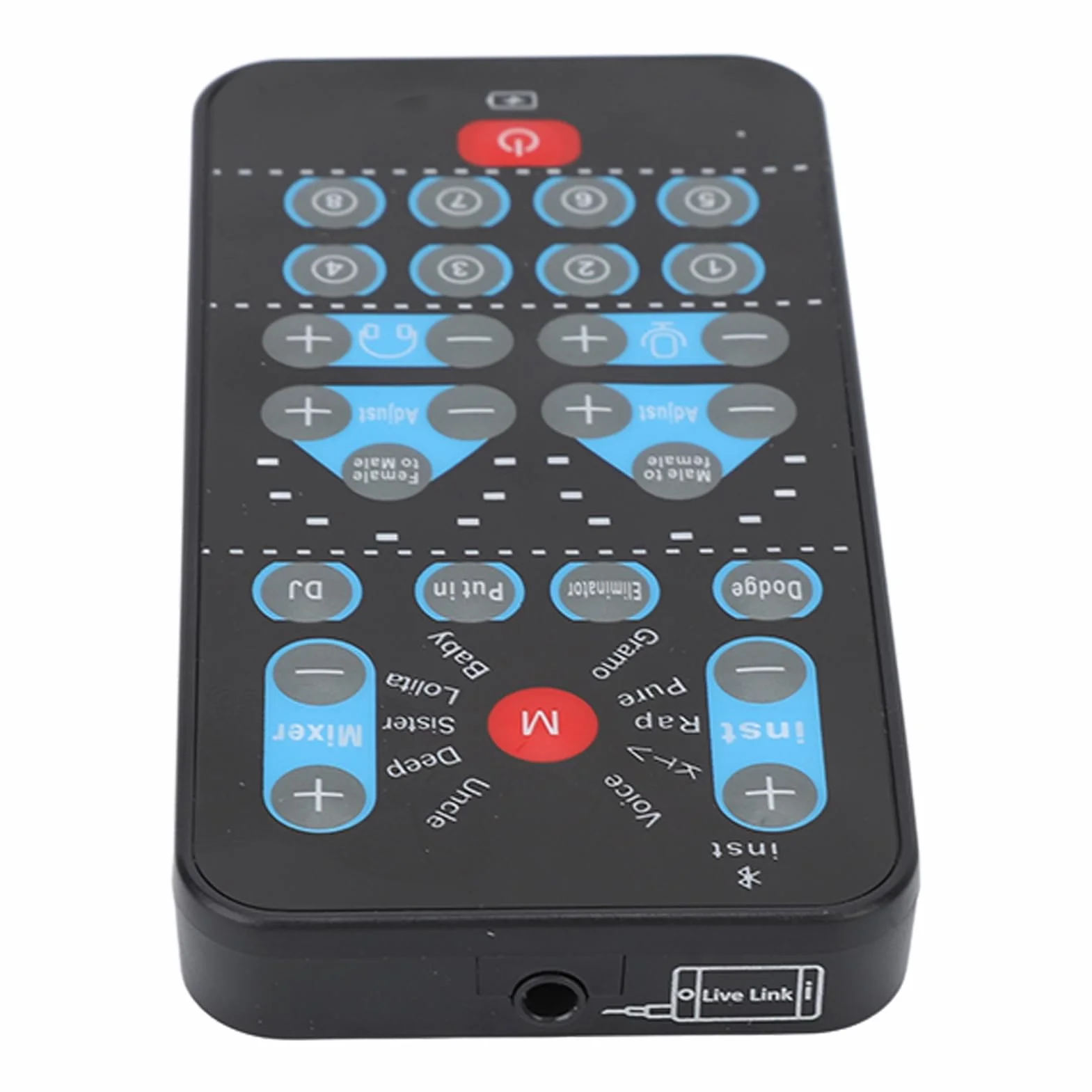 Mini Cambiador de Voz para Teléfono Celular y Computadora Admite Múltiples Idiomas con 8 Efectos de Sonido, Tarjeta de Sonido Portátil Embellece Tu Voz, Adecuado para Teléfono