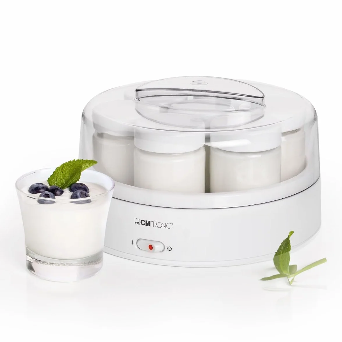 Clatronic Yogurtera JM 3344 7 tarros 160 ml yogur queso