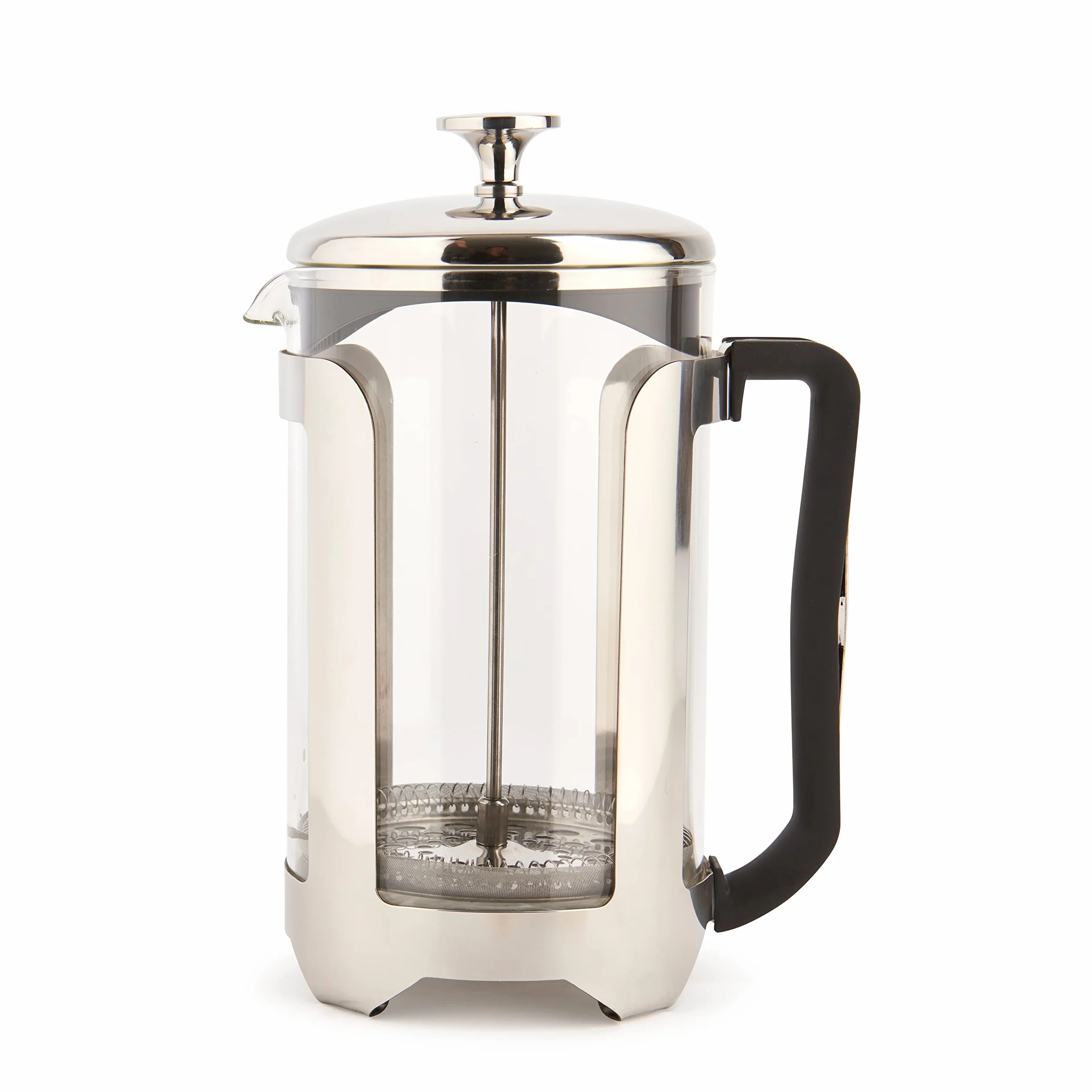 La Cafetière Roma Cafetera de Acero Inoxidable, 12 Tazas, Plateada, Estuche de Regalo