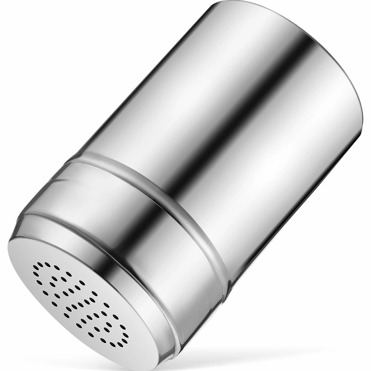 SEWACC Botella de Condimento de Acero Inoxidable para Picnic y Barbacoa al Aire Libre, Dispensador de Pimienta Fácil de Llenar en Color Plata