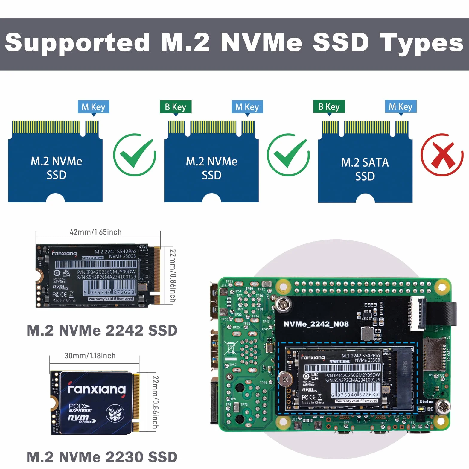 GeeekPi Funda retro Game5Pi con placa M.2 NVMe PCIe N08 y Armor Lite V5 Active Cooler para Raspberry Pi 5