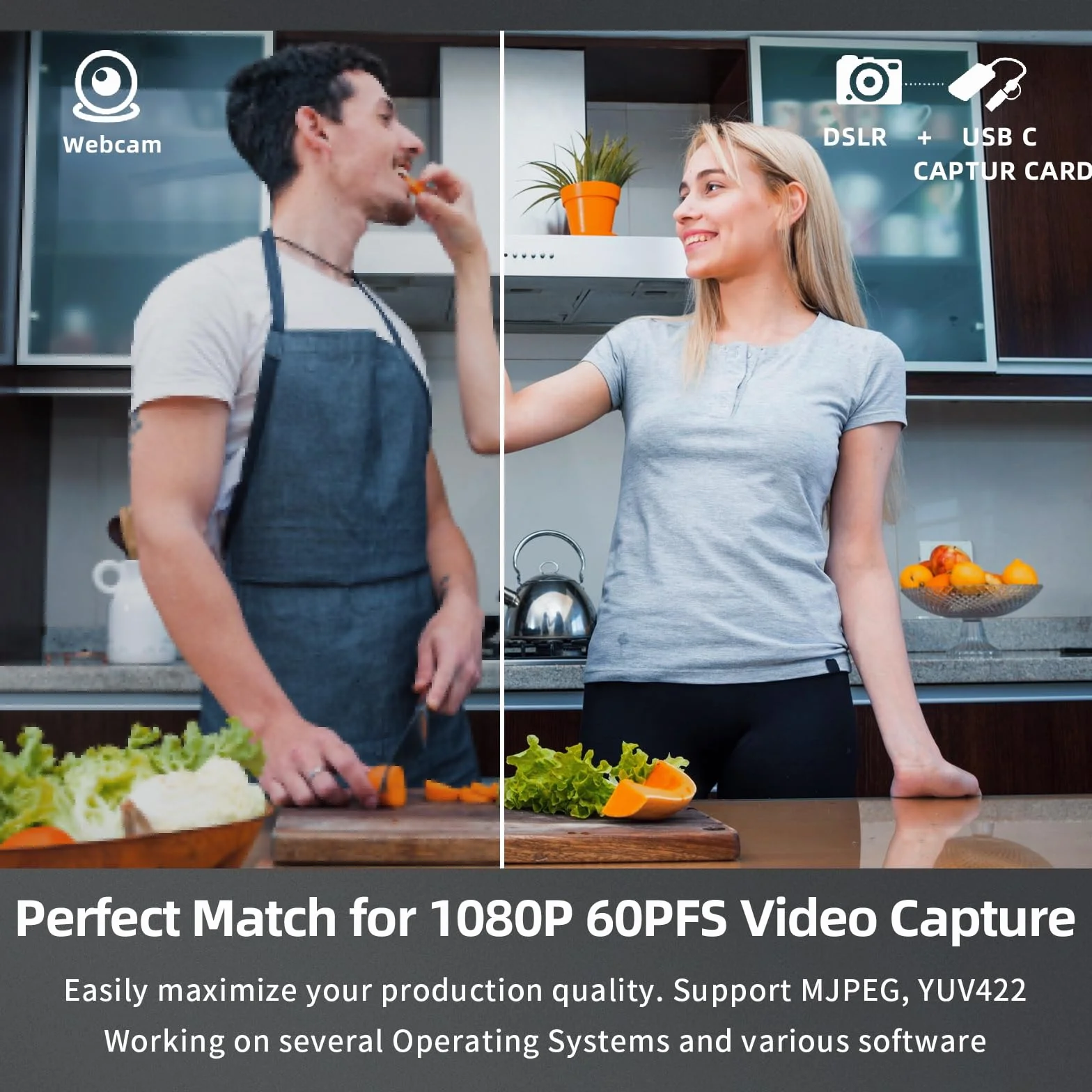 capturadora Video Papeaso, capturadora 4K HDMI a USB/USB C 3.0, Dispositivo de Captura de Video 1080P 60FPS, para transmisión, enseñanza, Juegos, videoconferencia o transmisión en Vivo
