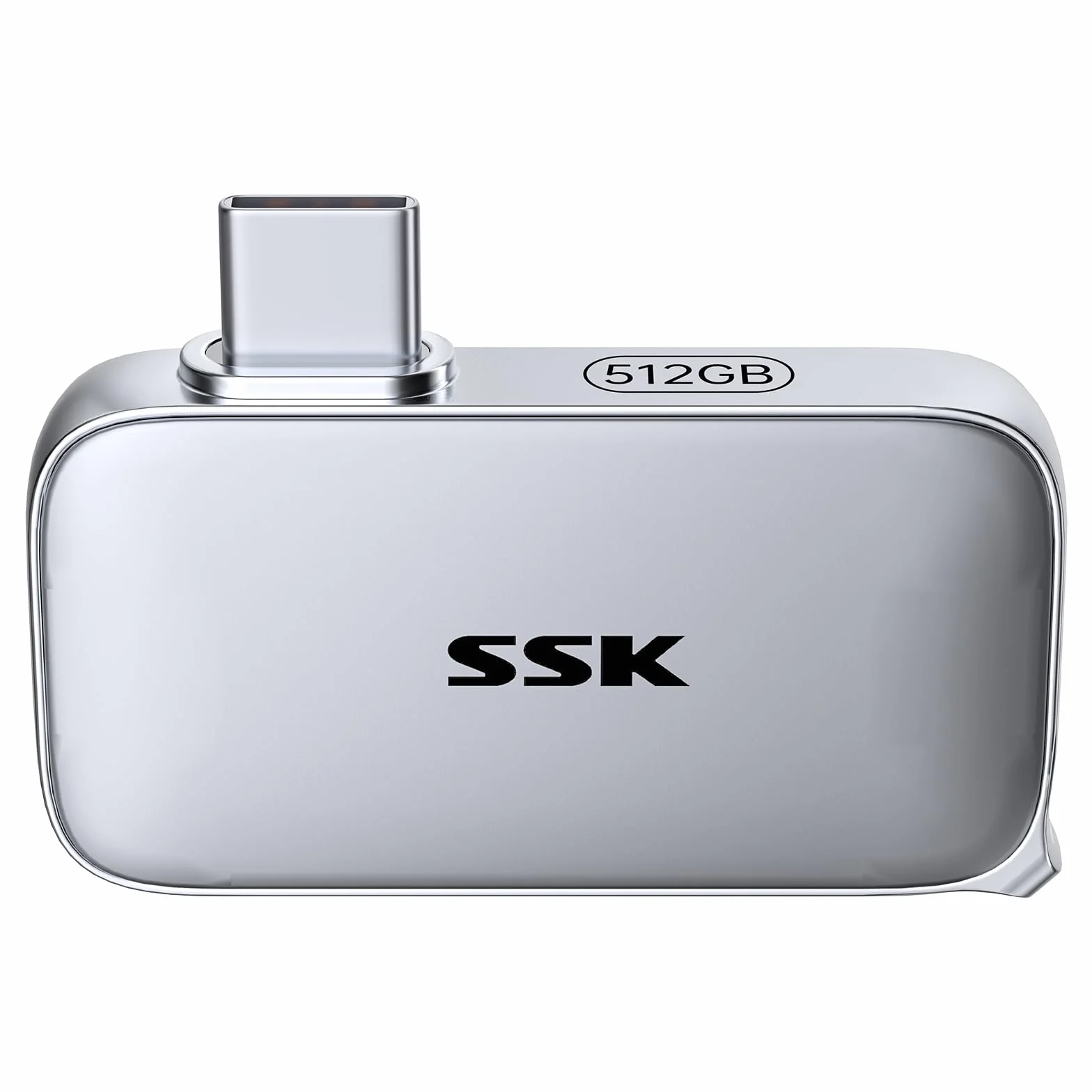SSK - Disco SSD Extreme 512GB, USB 3.2 Gen 2 SSD portátil hasta 1050 MB/s | USB-C Portable NVMe SSD, 4K 120Hz ProRes, Resistencia al polvo y al agua IP65, con iPhone 15/16/17 serie, Mac,PC,Xbox