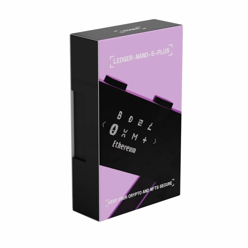 Ledger Nano S Plus Crypto Hardware Wallet (Negro Mate) - Protege tu cripto, NFT y fichas (Compatibilidad PC y Android)
