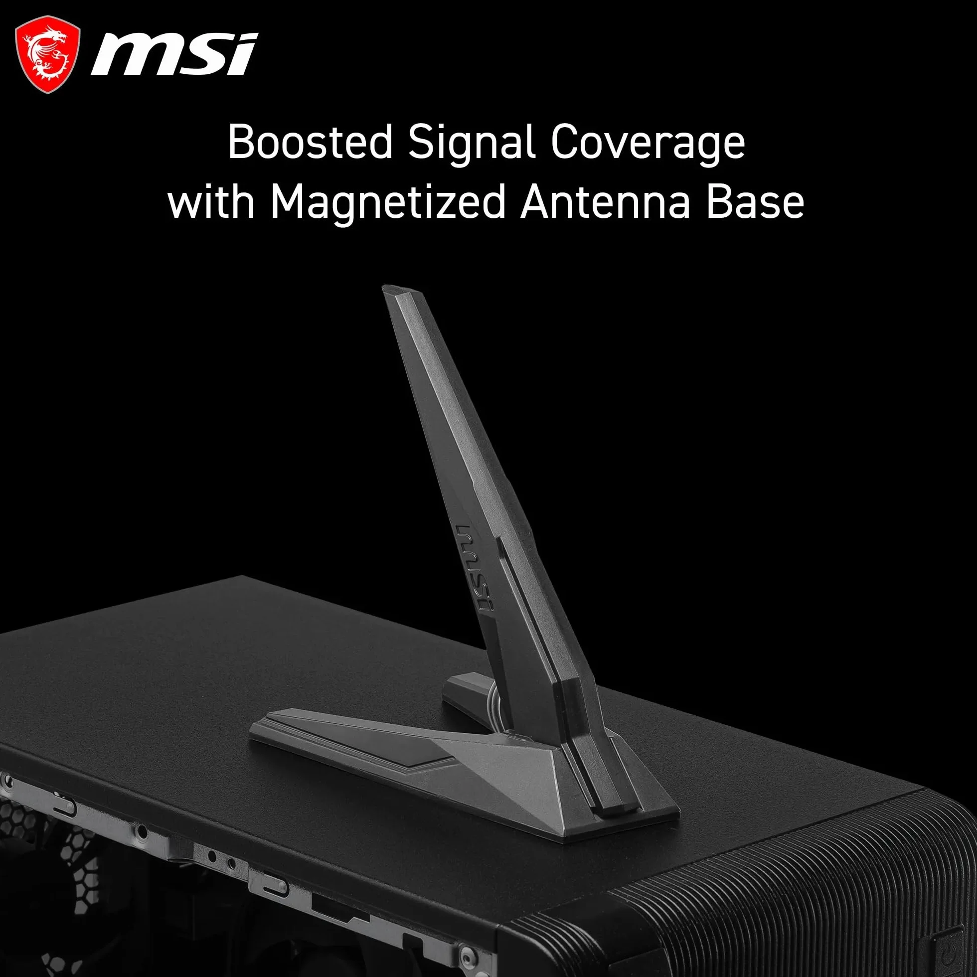 MSI Herald BE9400 - Tarjeta PCIe WiFi 7 tribanda, para Ordenador de sobremesa, Bluetooth 5.4, 6 GHz, MLO, 320 MHz, 5.8 GB/s