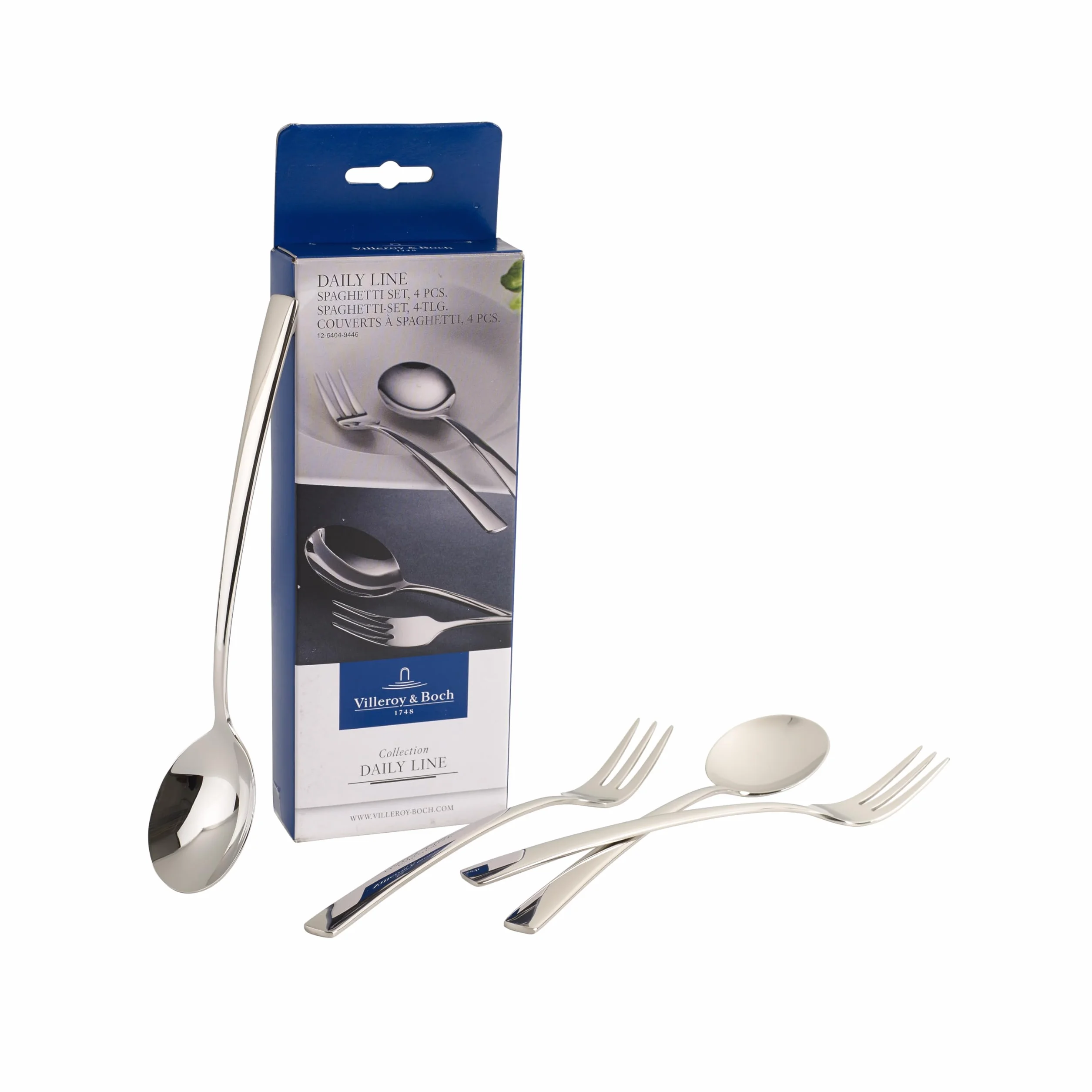 Villeroy & Boch Daily Line Specials Set de espagueti 4 piezas Acero inoxidable 18/10