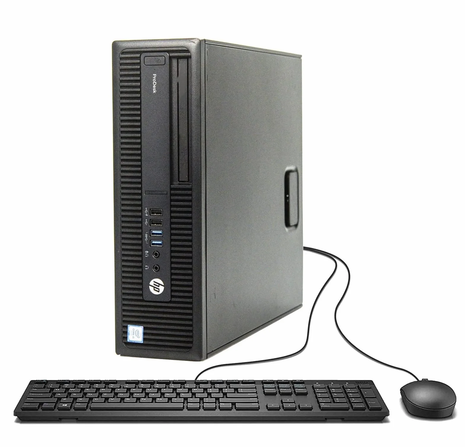 HP Prodesk 600 G2 SFF Desktop Computer, Intel Core i5-6500, 8 GB de RAM, 500 GB HDD, Teclado QWERTY Estadounidense, WiFi, Bluetooth, Windows 11 Pro (reacondicionado)