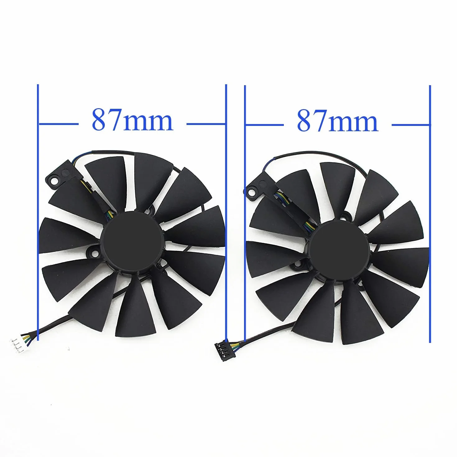 Ventilador de tarjeta GPU FDC10U12S9-C T129215SH 4Pin RTX 2060 2070 2080 para ventilador de tarjeta ASUS GeForce RTX2080Ti (1 par)