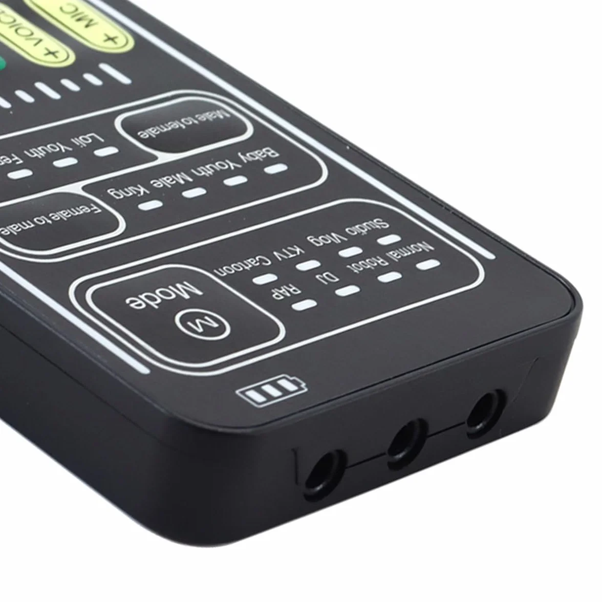 Riven I9 Voice Changer Set Multifuncional Portátil Grabación Mini Tarjeta de Sonido para Game Anchor Recording Computer Multifuncional Kit