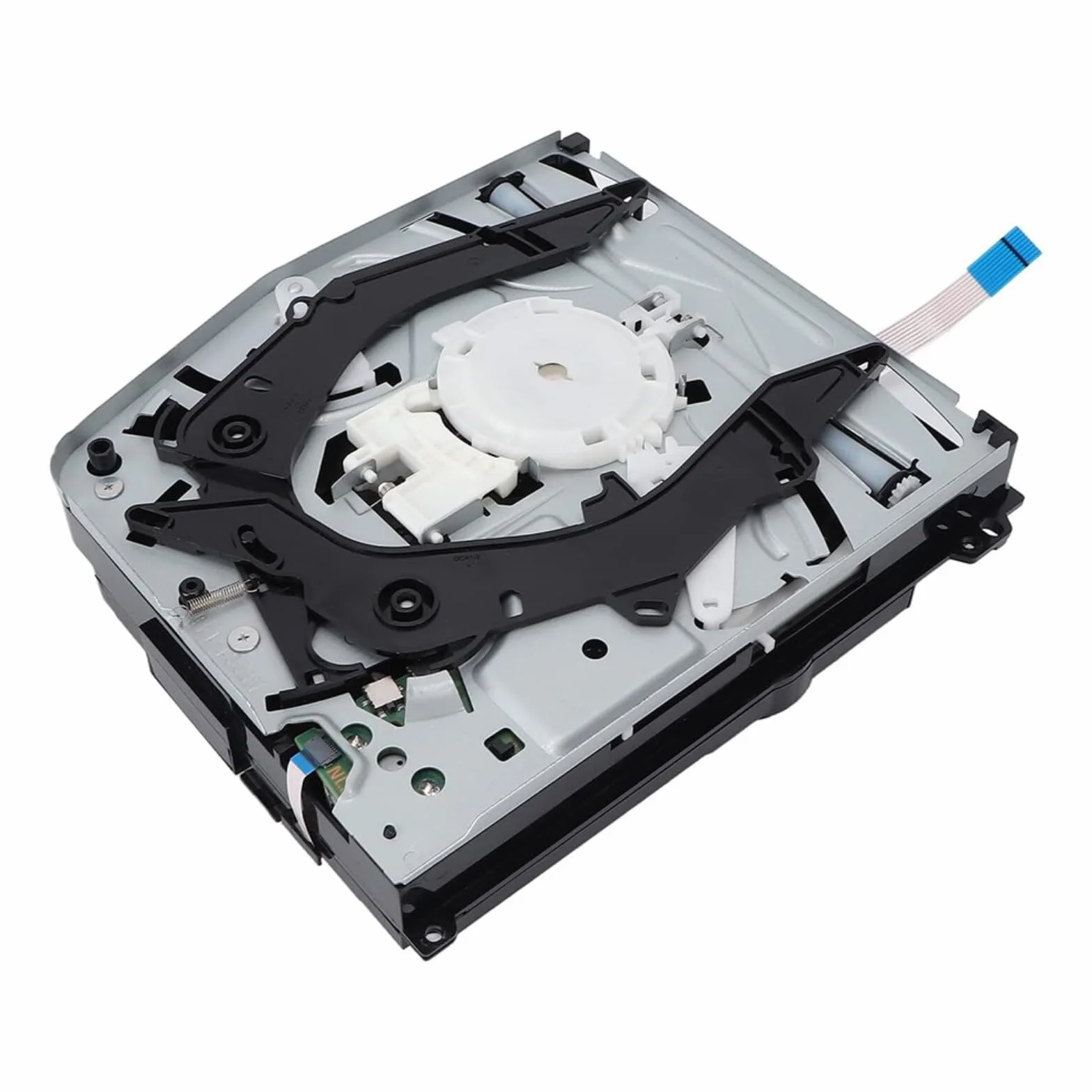 1 unidad de disco óptico, para PS4 Pro CUH-7015A CUH-7015B CUH-7000 Unidad de lector interno de CD y DVD de repuesto de metal y ABS, acabado plateado, negro y blanco, para consola