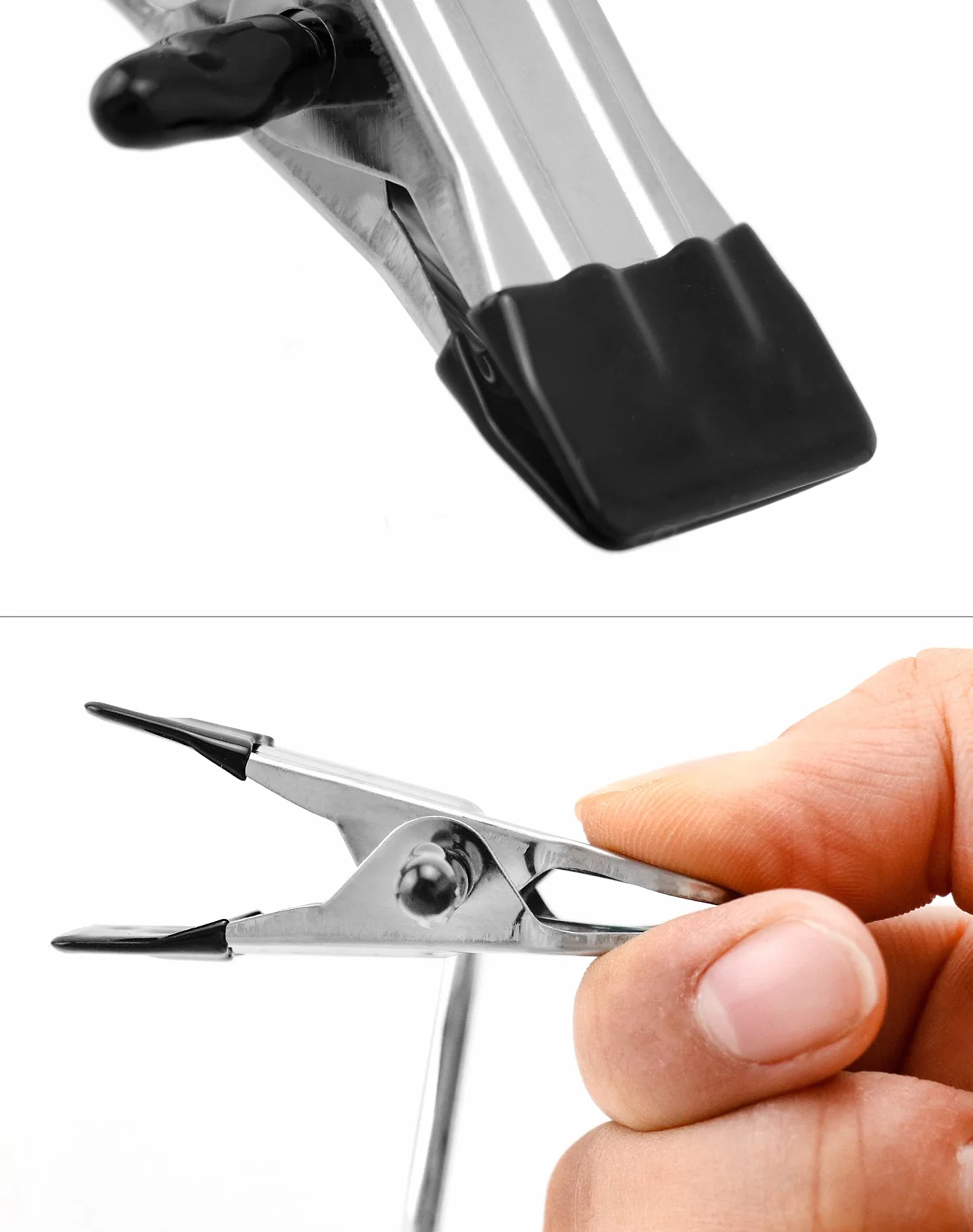QWORK Perchas con Pinzas Antideslizante 40 Piezas para Viajes Ropa