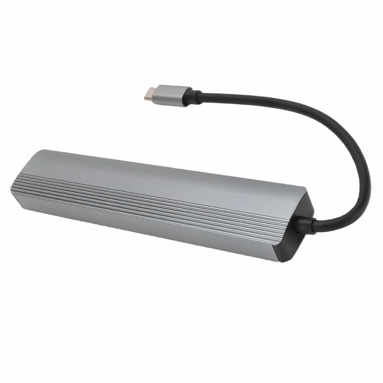 Adaptador Multipuerto Ethernet Preciso con Conexiones Versátiles 6 en 1 para Carga Rápida e Interfaz Multimedia de Alta Definición 4K, Ideal para Streaming y Juegos, Material de Aleación de