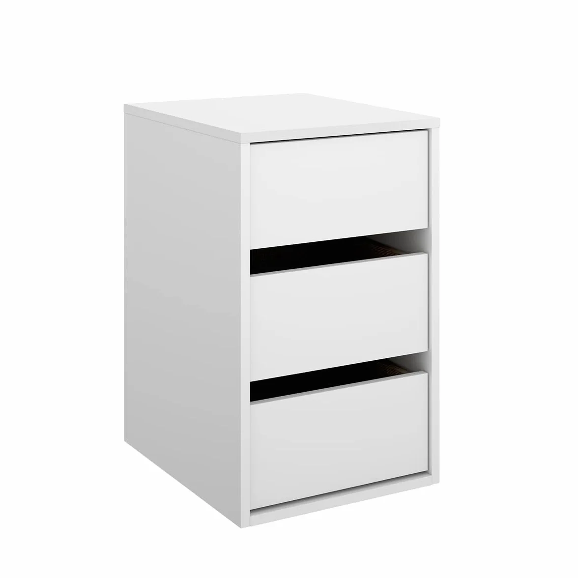 DEKIT RIMOBEL CAJONERA Interior Armario 3 CAJONES Blanco 60x37x40cm