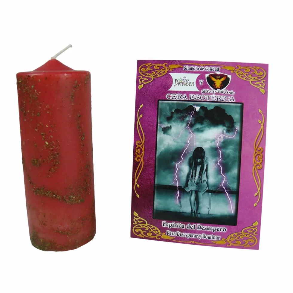 Velón Herboreo Espíritu del Desespero - Ritual místico para dominar y desesperar al amor verdadero - Las Velas de Mariano