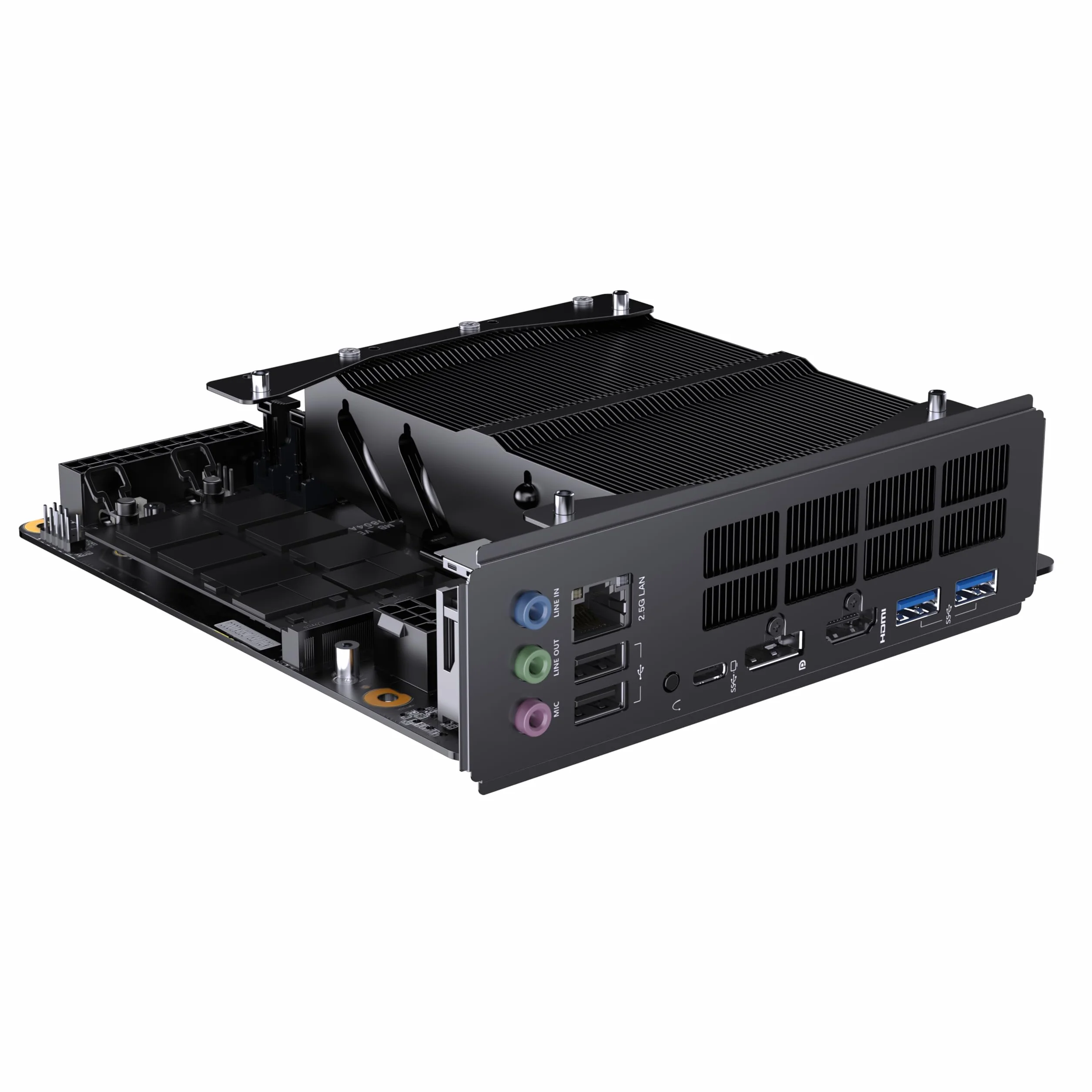 MINISFORUM BD895i SE Mini PC placa base AMD Ryzen 9 8945HX(16C/32T, hasta 5.4GHz) Barebone Gaming PC, HDMI|DP|Salida USB-C, 2 ranuras DDR5 SODIMM, 2 ranuras PCIe4.0 SSD, 2.5G RJ45, gráficos Radeon