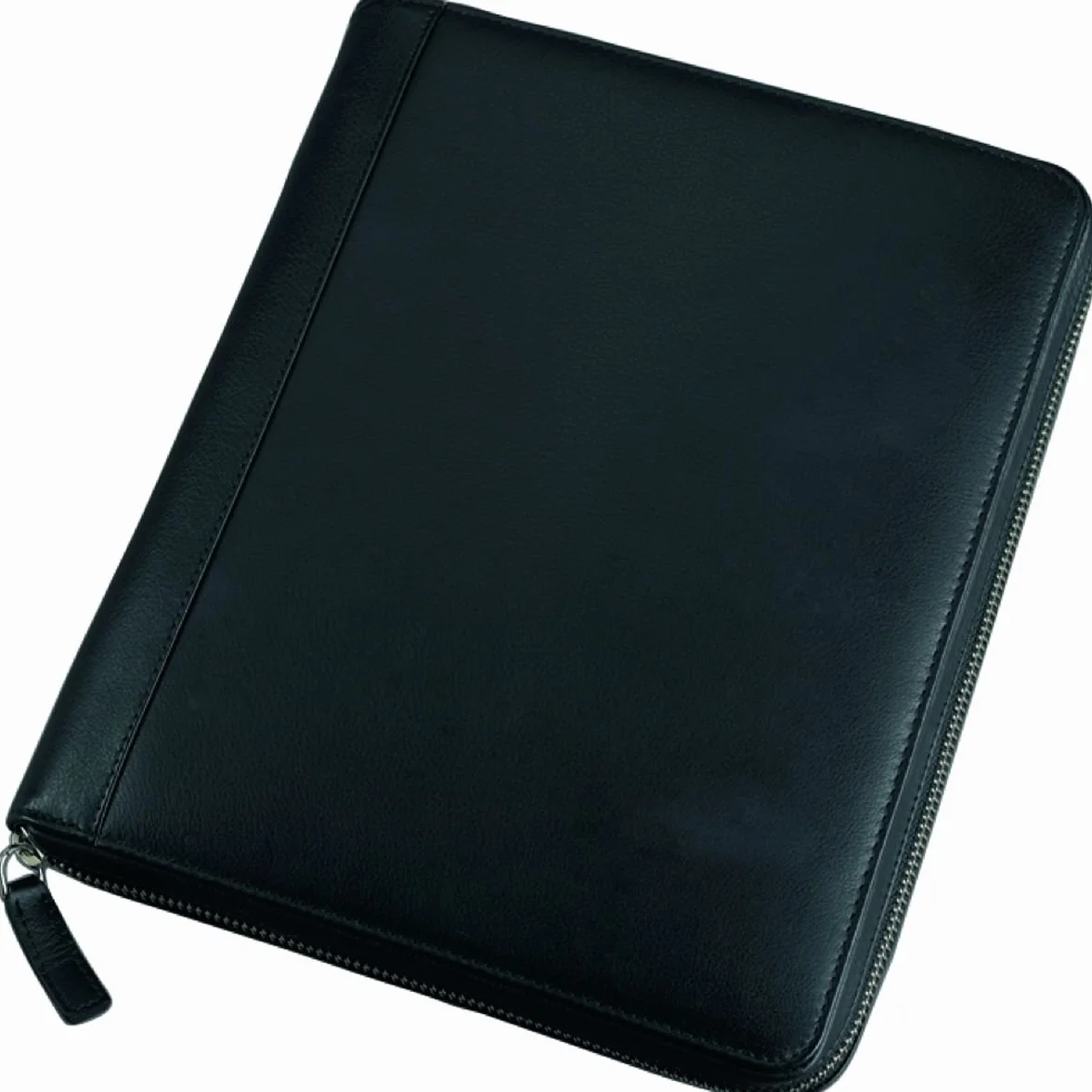 Alassio iPad Organizer, Echtleder, inkl. Block, schwarz