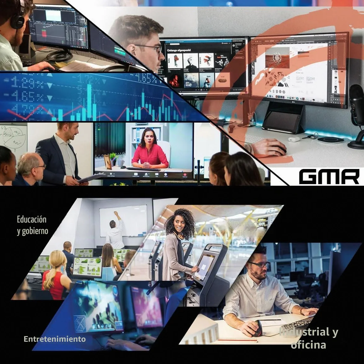Intel i7 - Computadora Multimedia Business Office con 3 años de garantía | 32 GB RAM | 1000 GB SSD | USB 3.0 | Windows 11 Prof. 64-bit | WiFi 600 y Bluetooth 5
