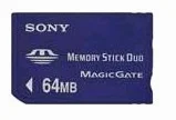 Sony 64 MB Memory Stick Duo - Tarjeta de memoria