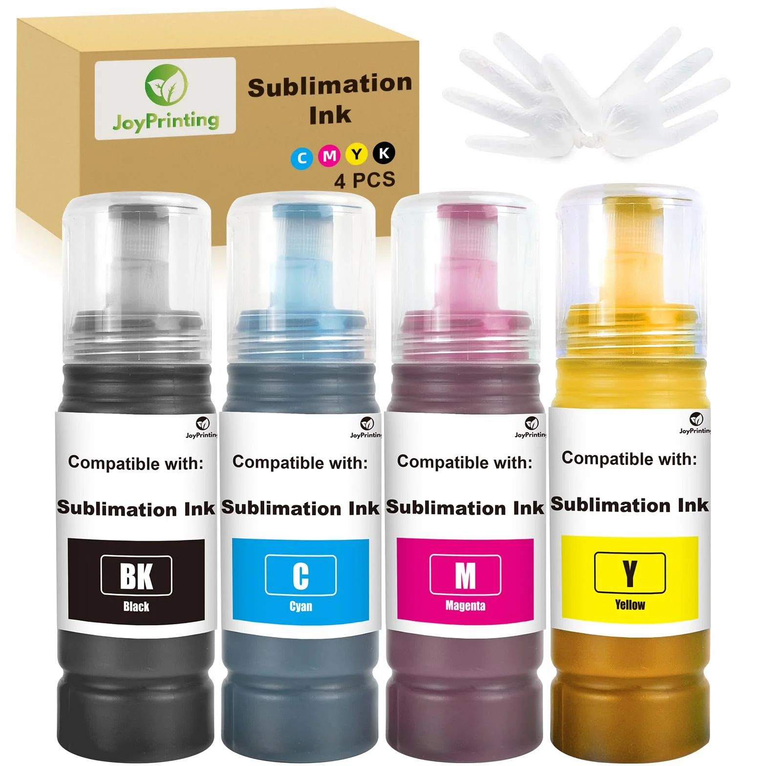 Tinta de sublimación compatible con 2810 1810 2710 2714 2711 2726 2850 2820 2830 2815 2820 2856 2876 2750 2700 2870 2871 281 1 286 0 Impresora 2861 3850 4850 4500 2650 (BK/C/M/Y, paquete