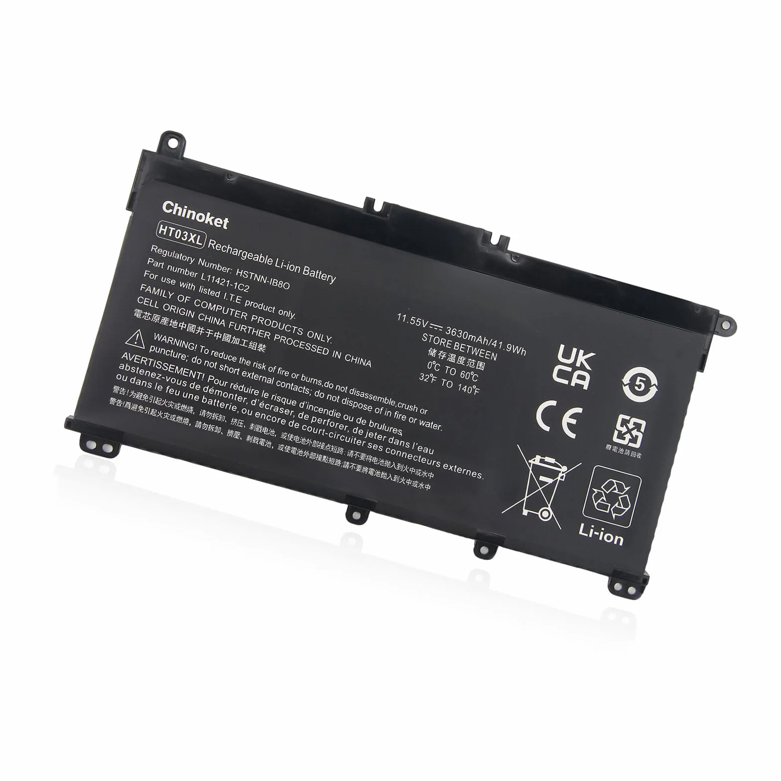 HT03XL L11119-855 Batería para portátil HP Pavilion 14-CE 14-CF 14-CK 14-cm 14-DH 14-DK 14-DF 14-MA 14Q-CS 14Q-CY 15-CS 15-DQ 15-DA 15-CW 17-by 17-CA 240 245 250 255 G7 340 348 G5 L11421-2C2