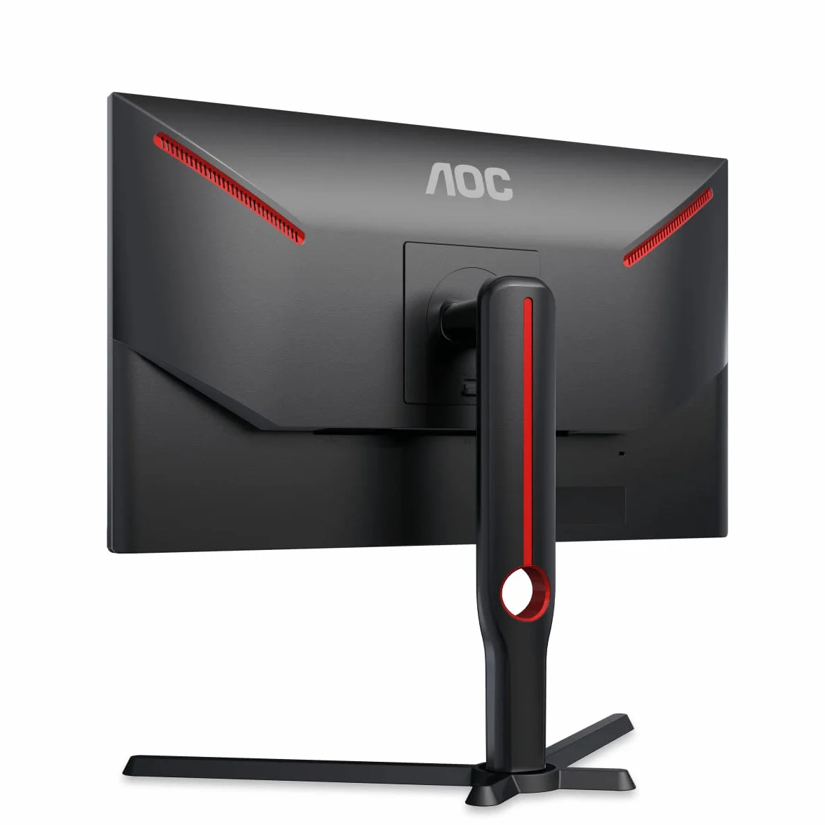 AOC Gaming 25G3ZM/BK - Monitor FHD de 25", 240 Hz, 0.5 ms MPRT, Plano, FreeSync Premium, Ajustable (VA, 1920x1080, HDMI 2.0 x 2, DisplayPort 1.2 x 1, Headphone out (3.5mm)) negro/rojo