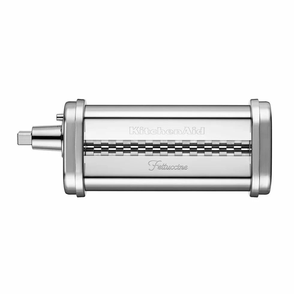 KitchenAid 5KSMPRA Juego de Cortadores y Rodillo para Pasta de 3 Piezas