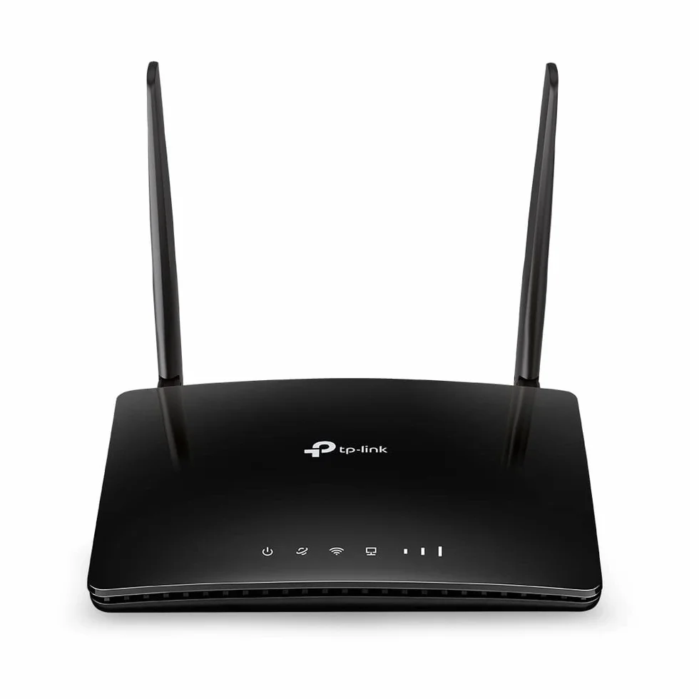 TP-Link TL-MR6400 Router 4G LTE WiFi Cat 4 300 Mbps MicroSim Ethernet LAN/WAN Antena Desmontable Negro