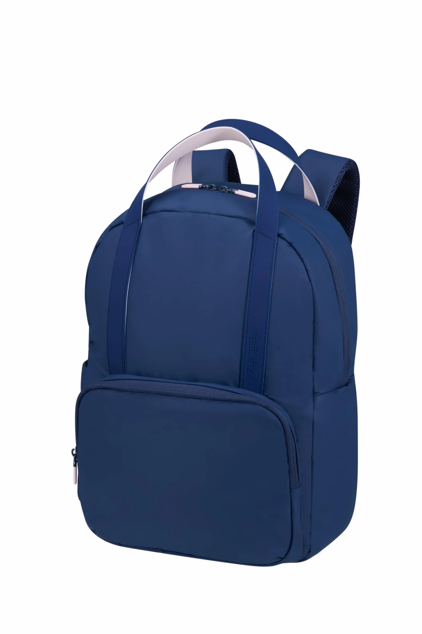 American Tourister Puffypop - Mochila Portátil Mujer 15.6" (49 cm, 21 L), Ergonómica, Perfecta para Escuela, Trabajo & Viajes - Azul (Navy)