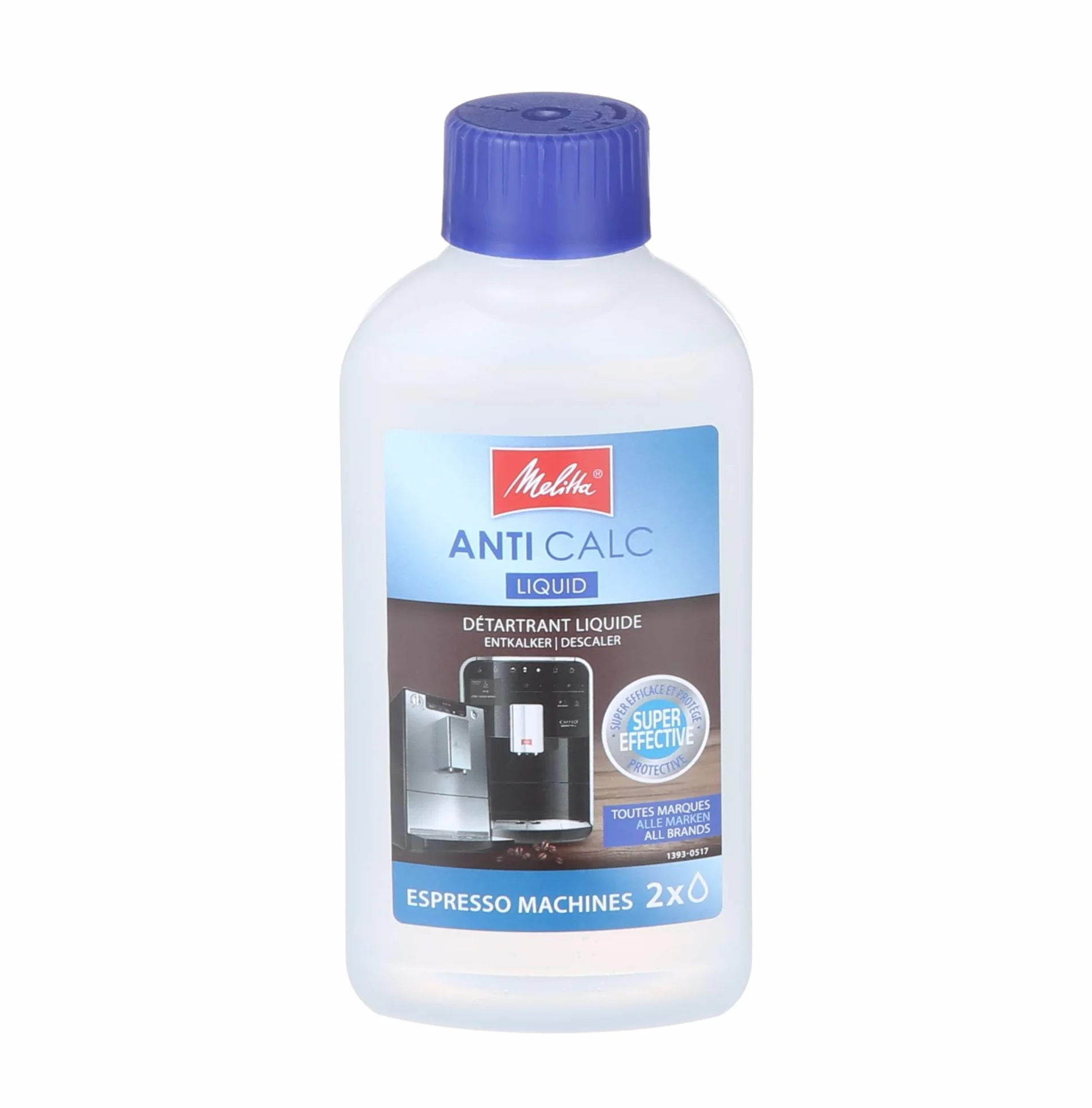 Melitta Anti Descalcificador Líquido ANTI CALC para Cafeteras Automáticas 250 ml