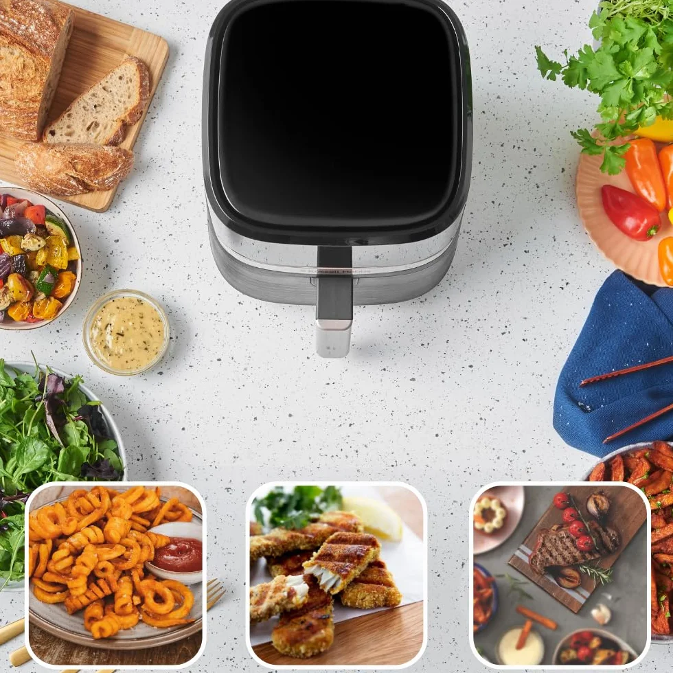 Russell Hobbs Freidora de Aire 4.3L 1300W 9 Programas 200°C Rapid Air Táctil Satisfry 27610-56