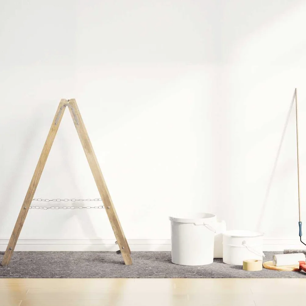 Felpa Antideslizante para Pintores 10 m 180 g/m² Gris