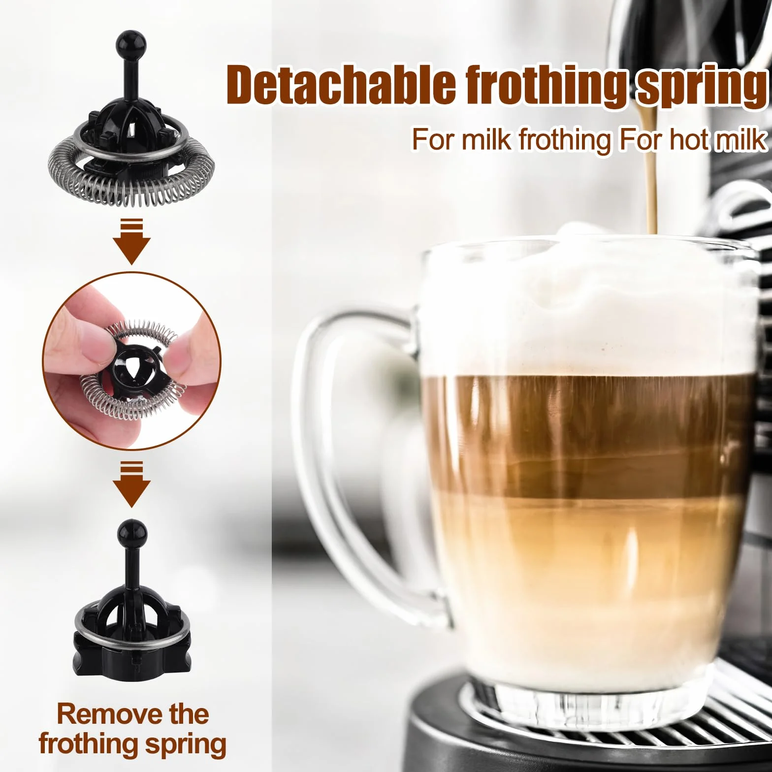 Nespresso Aeroccino 3 Batidor de Repuesto para Espumador de Leche