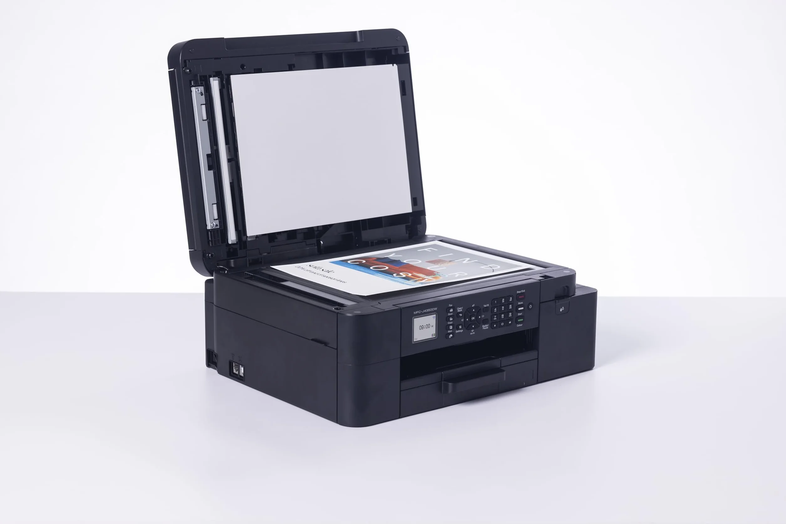 Brother MFCJ4350DW Impresora Multifunción de Tinta WiFi y WiFi Direct con Altas Prestaciones, Dúplex y Fácil Configuración, Negro