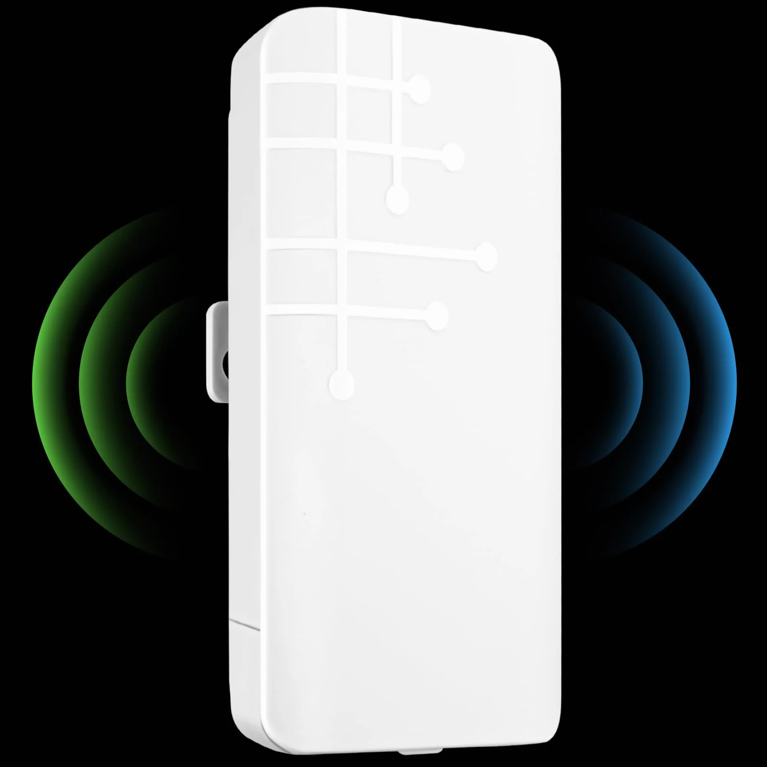 Repetidor WiFi Exterior, 300M Amplificador WiFi para Exteriores, Resistente IP65, WiFi Repetidor Jardín con Conexión LAN, 12 dBi Antena Oculta Integrada, Repeater/Ap/Router Modo
