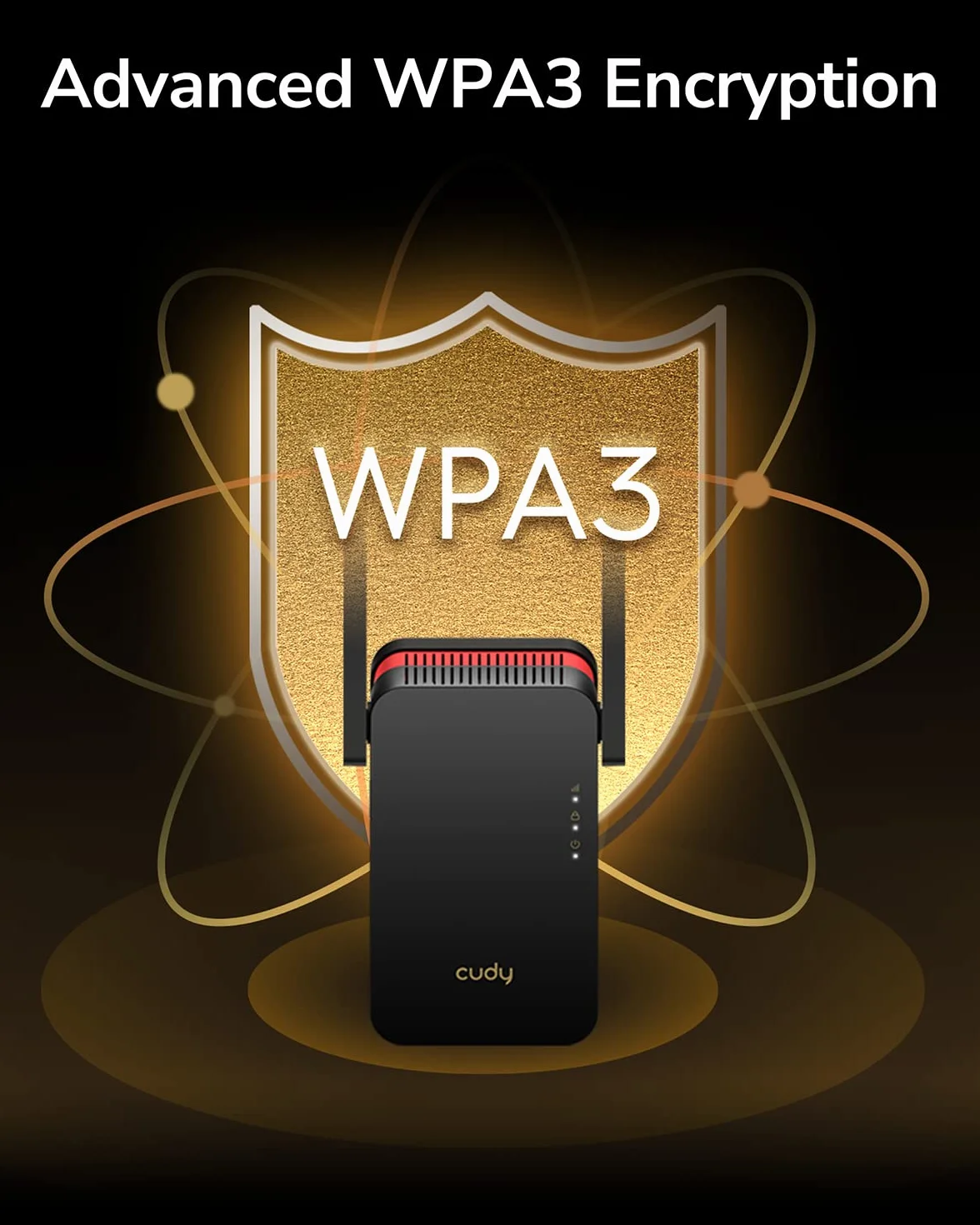 Cudy AX3000 Repetidor WiFi 6 Doble Banda, Extensor y Amplificador WiFi con Cobertura hasta 280 m² para 70 Dispositivos, 802.11ax, 160 MHz, MU-MIMO, Beamforming, OFDMA, WPA3