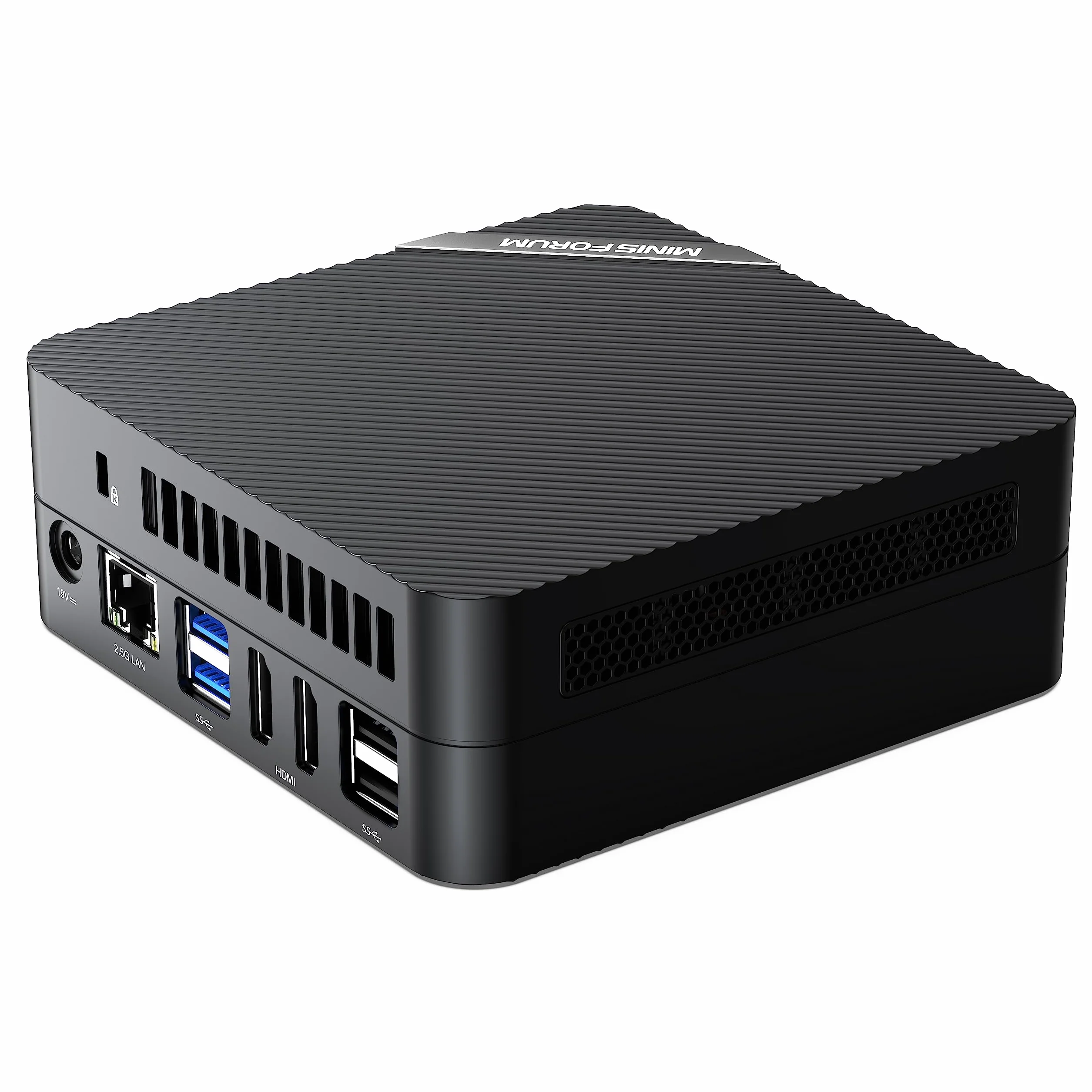 MINISFORUM Venus Series UM773 Lite Mini PC, AMD Ryzen 7 7735HS 8C/16T hasta 4,75 GHz y AMD Radeon 680M (frecuencia gráfica 2200 MHz), 32GB DDR5/1TB SSD, Puerto HDMI×2/USB4, RJ45 2.5G LAN, USB3.2×2