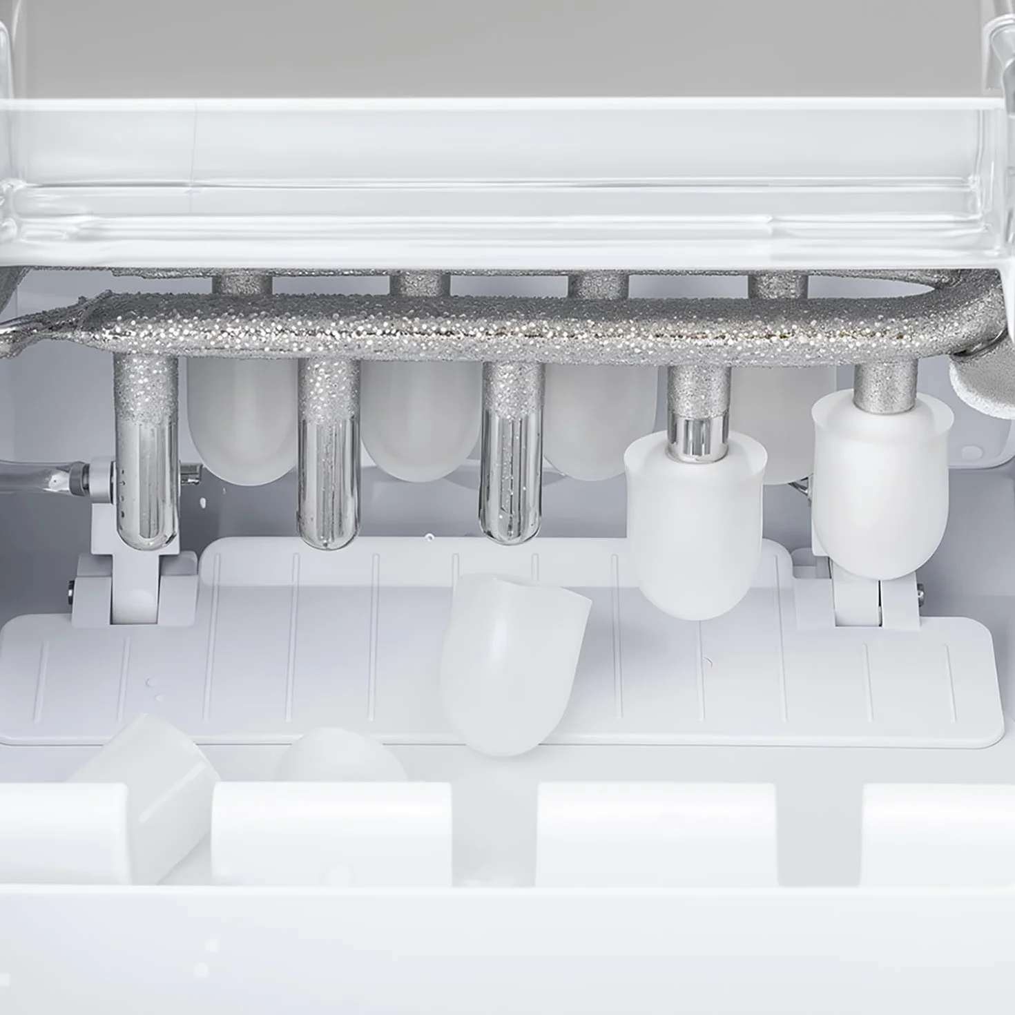 H.Koenig KB14 Máquina para Hacer Hielo Silenciosa 120 W 12 kg Acero Inoxidable Gris